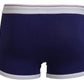 Chic Blue & White Cotton Stretch Trunks