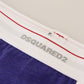 Chic Blue & White Cotton Stretch Trunks