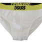 Iconic White Cotton Stretch Briefs