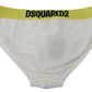 Iconic White Cotton Stretch Briefs