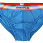 Chic Blue Stretch Cotton Briefs