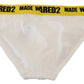 Chic White Cotton Stretch Briefs