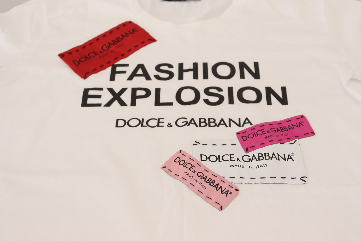 Elegant White Cotton Casual Tee