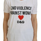 Elegant White Cotton Tee for Casual Chic Style