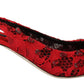 Ruby Red Crystal Slingback Heels
