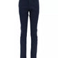 Navy Blue Cotton Chino Pants - Slim Fit