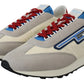 Elegant Low-Top Suede & Textile Sneakers