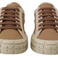 Elegant Bicol Gabardine Sneakers