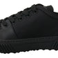 Elegant Black Nylon Low-top Sneakers