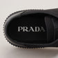 Elegant Black Nylon Low-top Sneakers