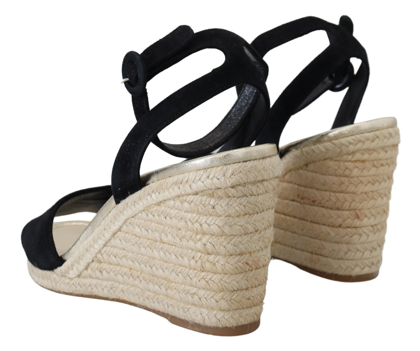 Chic Ankle Strap Suede Wedge Sandals