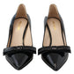 Elegant Patent Black Leather Pumps