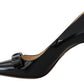 Elegant Patent Black Leather Pumps