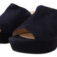 Elegant Suede Block Heel Sandals