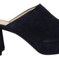 Elegant Suede Block Heel Sandals