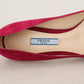 Elegant Dark Pink Suede Heels Pumps