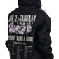Sleek Black Nylon Bomber Jacket