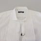 Exquisite White Cotton Formal Shirt