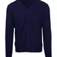 Elegant Wool-Cashmere Men's V-Neck Cardigan