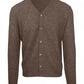 Elegant Wool-Cashmere Men's V-Neck Cardigan