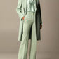 Elegant Double-Breasted Wool Coat