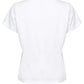 Chic White Cotton Tee with Signature Front Design