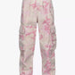 Chic Camouflage High-Waist Cargo Pants