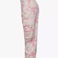 Chic Camouflage High-Waist Cargo Pants