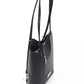 Black Leather Women Shoulder Bag