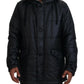 Chic Parka Hooded Black Jacket