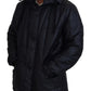 Chic Parka Hooded Black Jacket