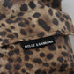 Elegant Leopard Print Hooded Jacket