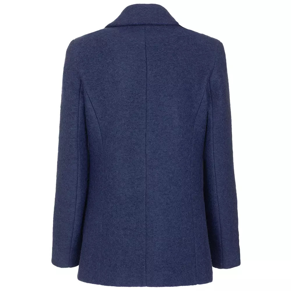 Elegant Double-Breasted Short Coat