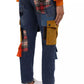 Exclusive Patchwork Denim Straight-Fit Jeans