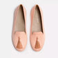 Elegant Pink Silk Alba Loafers