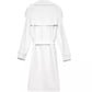 Chic Double-Breasted White Trench Coat