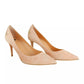 Star-Studded Suede Calfskin Pumps