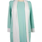 Elegant Long-Sleeve Dress with Heart Accents