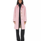 Elegant Cotton-Blend Trench Coat in Pink