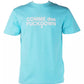 Chic Light Blue Logo Tee for Trendsetters