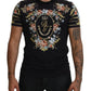 Floral Logo Print Cotton Tee