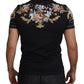 Floral Logo Print Cotton Tee