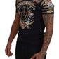 Floral Logo Print Cotton Tee