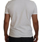 Sophisticated White Crew Neck Tee