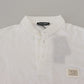 Exquisite White Cotton Polo T-Shirt
