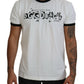 Elegant Crew Neck Logo Tee