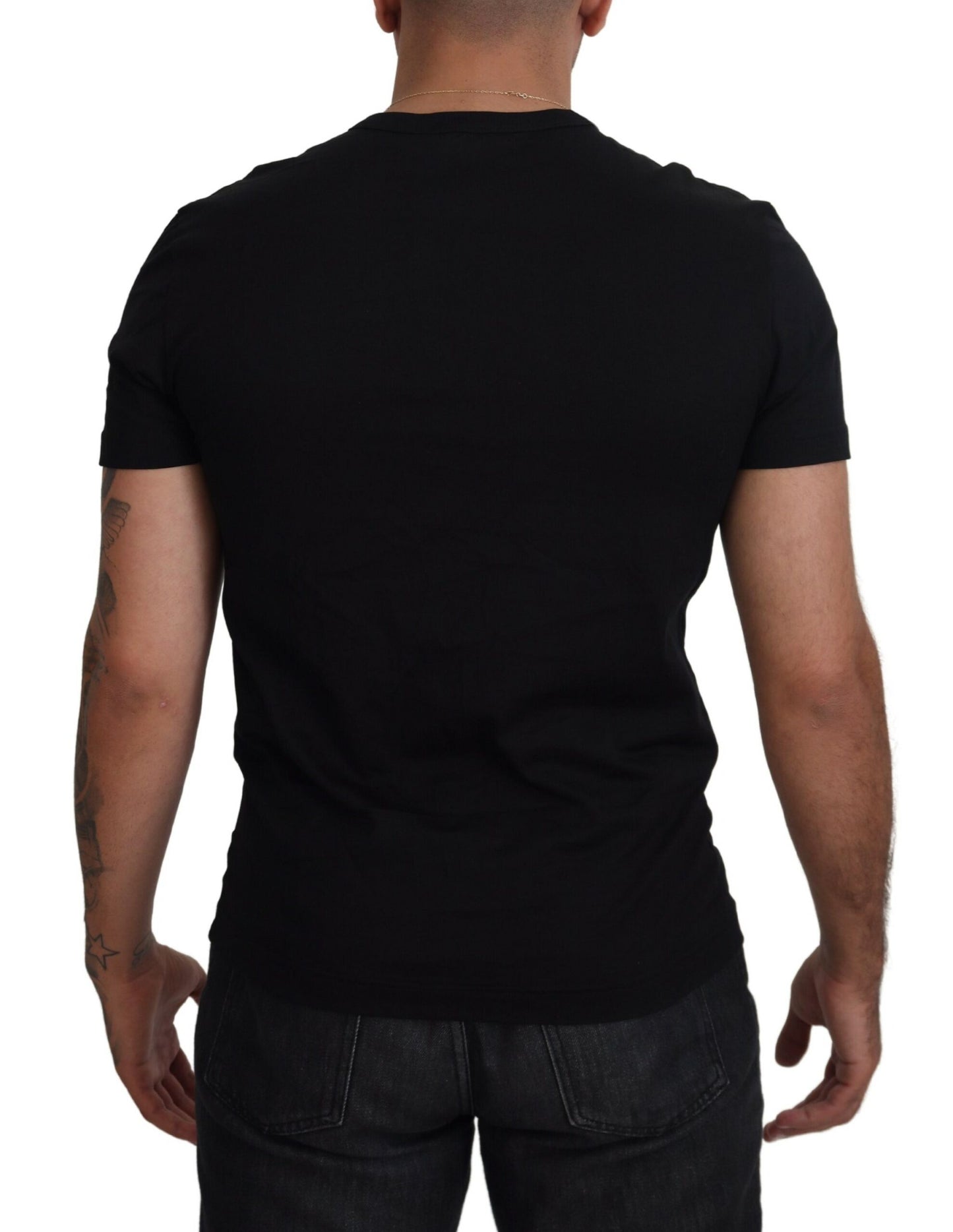 Elegant Crew Neck Cotton Tee