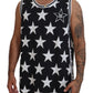 Italian Designer Crew Neck Star Print Tee
