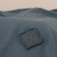 Elegant Blue Crew Neck Logo Tee