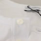 Elegant White Logo Embroidered T-Shirt